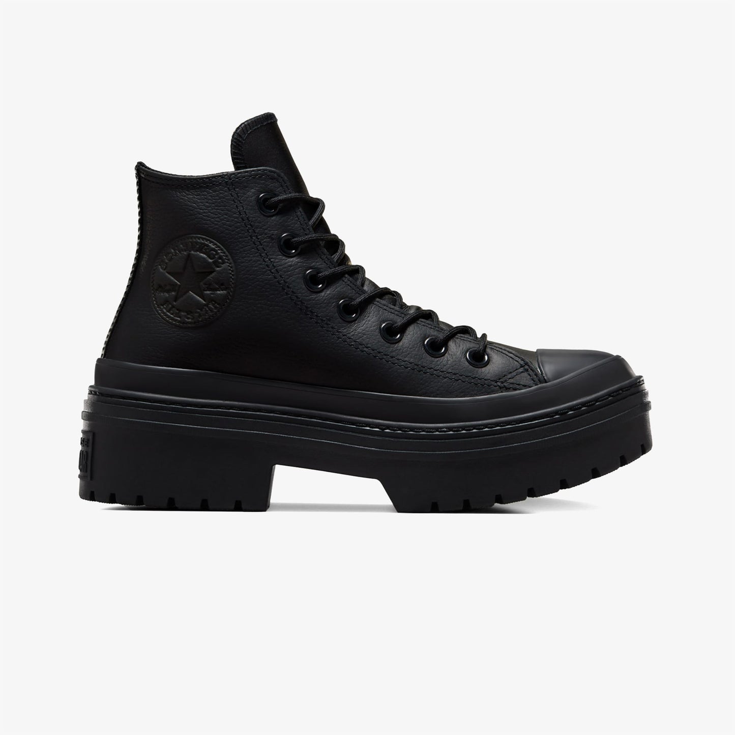 Converse Chuck Taylor All Star Lugged Heel Unisex Siyah Deri Platform Sneaker