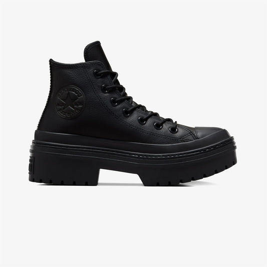 Converse Chuck Taylor All Star Lugged Heel Unisex Siyah Deri Platform Sneaker