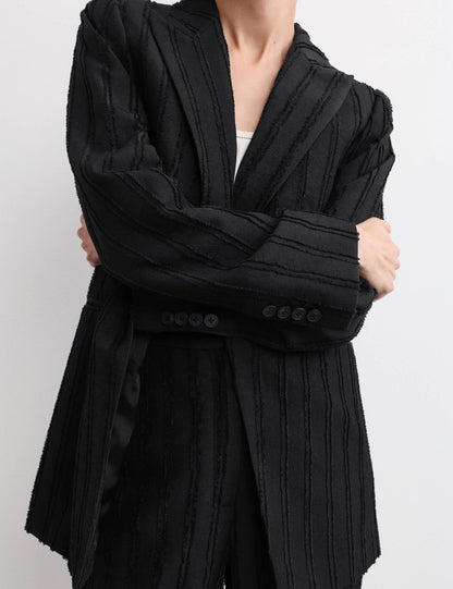 Dokulu Blazer Ceket