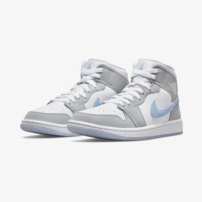 Jordan Air Jordan 1 Mid Kadın Gri Spor Ayakkabı