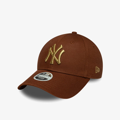 New Era Metallic Logo 9forty Neyyan Daumtg Kadın Kahverengi Şapka