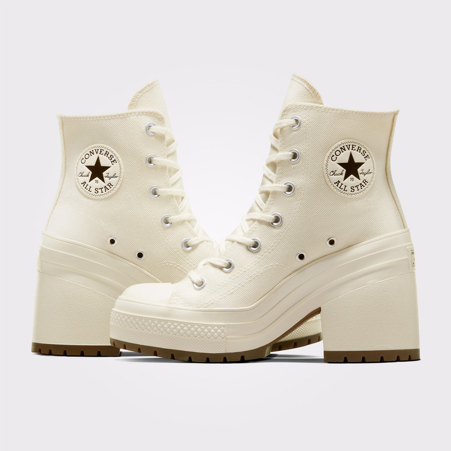 Converse Chuck 70 De Luxe Heel Unisex Krem Sneaker
