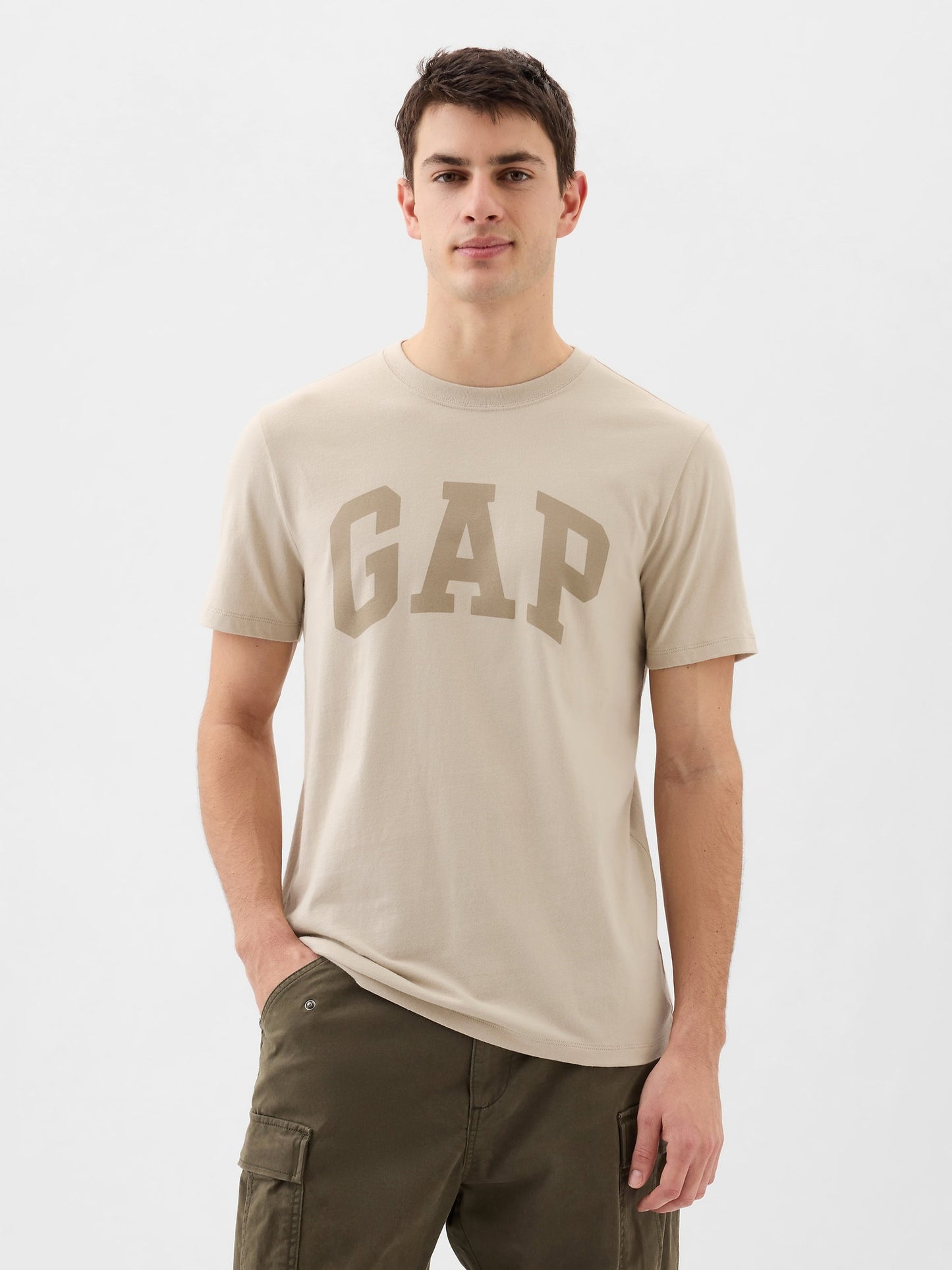 Siyah Everyday Soft Gap Logo 2'li T-shirt Seti