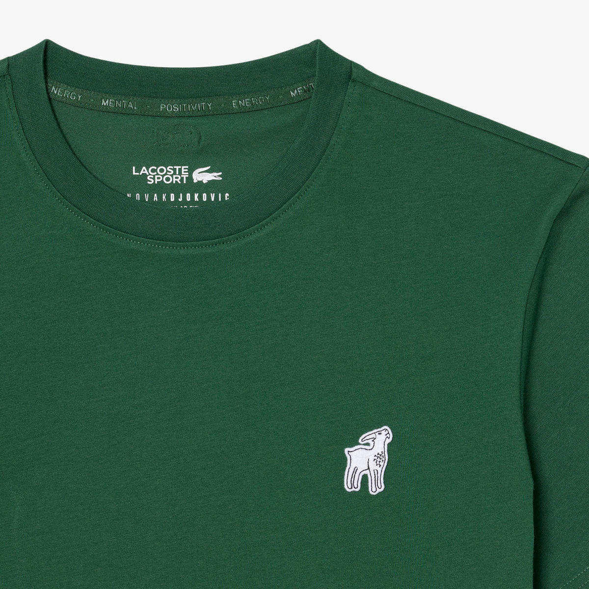 Lacoste Novak Djokovic The Goat Erkek Yeşil T-shirt