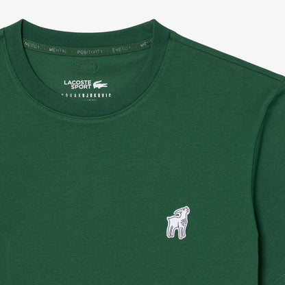 Lacoste Novak Djokovic The Goat Erkek Yeşil T-shirt