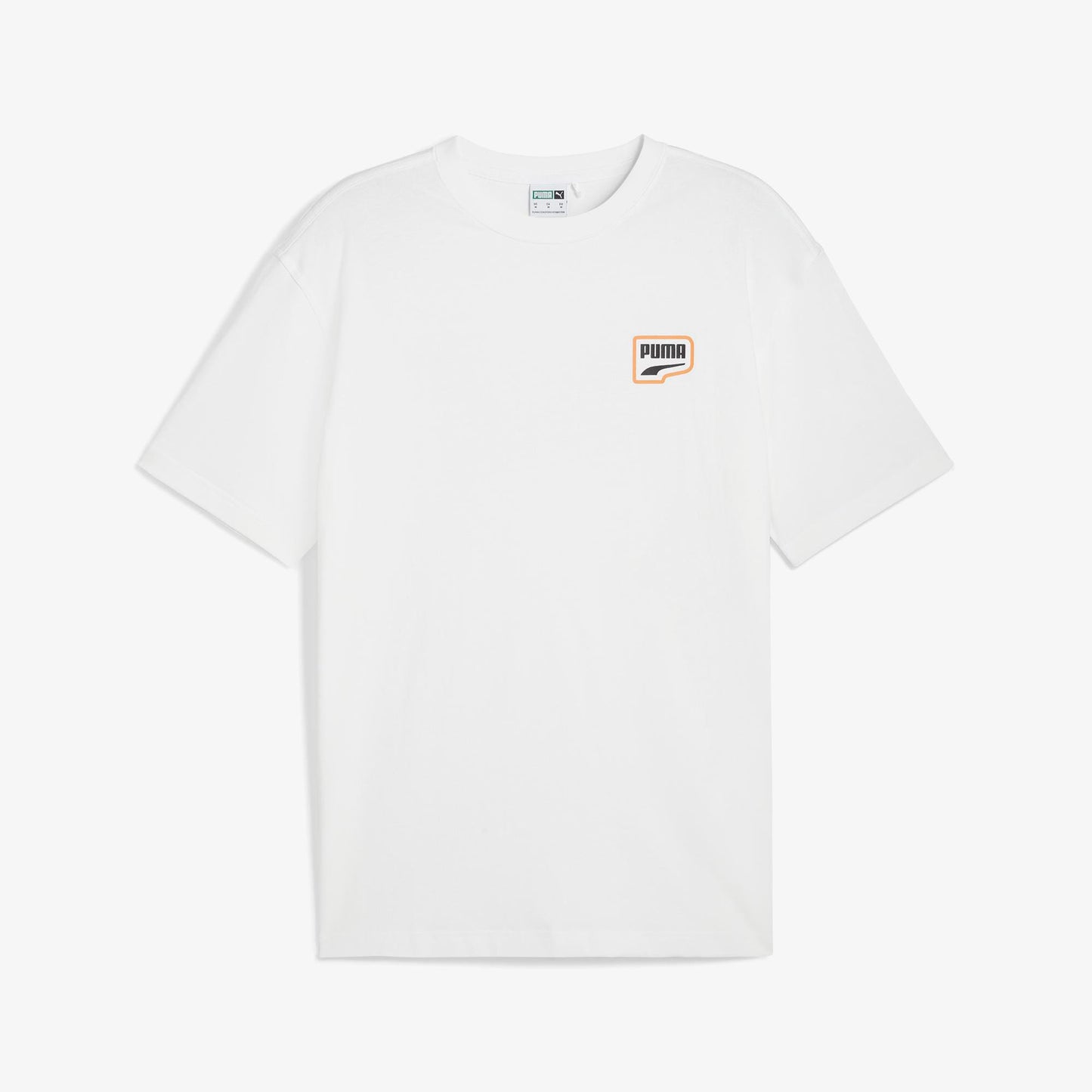 Puma Downtown Relaxed Graphic Unisex Beyaz T-shirt