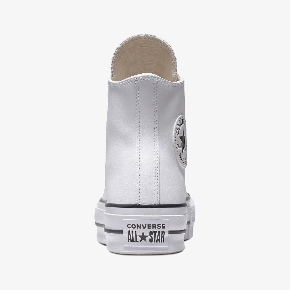 Converse Chuck Taylor All Star Lift Hi Deri Unisex Beyaz Sneaker