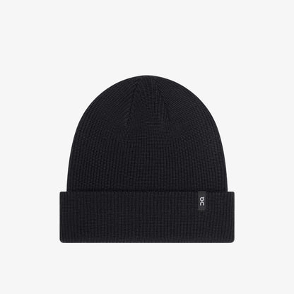 On Merino Beanie Unisex Siyah Bere