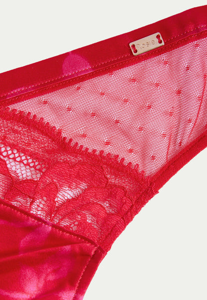 Peony Dantel Detaylı Ipek Brazilian Külot