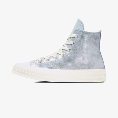 Converse Chuck 70 Suede Shimmer Unisex Mavi Süet Sneaker