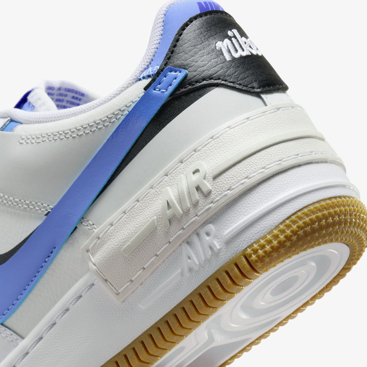 Nike Air Force 1 Shadow Kadın Beyaz/mavi/ Siyah Sneaker