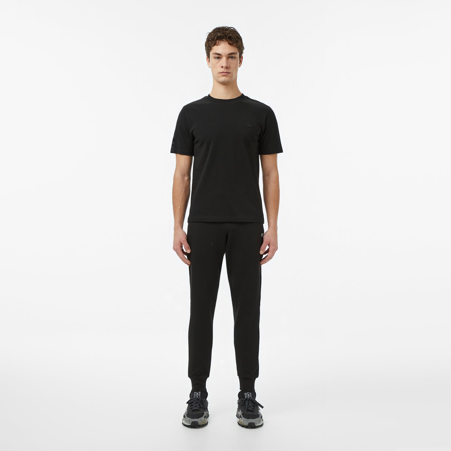 Lacoste Erkek Regular Fit Bisiklet Yaka Siyah T-shirt