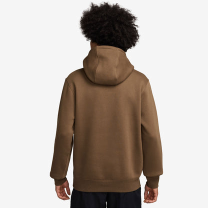 Nike Club Fleece Erkek Kahverengi Hoodie