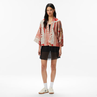 Unıted4 Regular Fit Kadın Krem Kimono