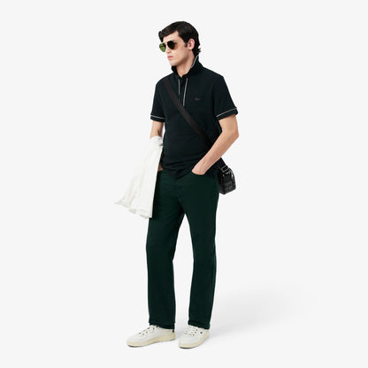 Lacoste Erkek Regular Fit Organik Pamuk Koyu Yeşil Paris Polo