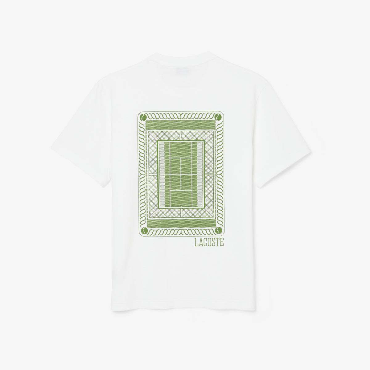 Lacoste Classic Fit Erkek Beyaz T-shirt