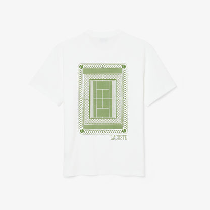 Lacoste Classic Fit Erkek Beyaz T-shirt