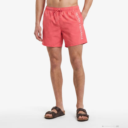 Armani Exchange Erkek Pembe Deniz Şortu