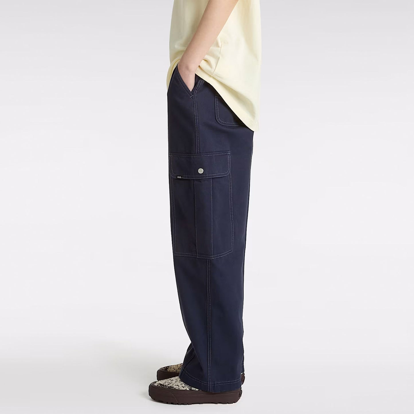 Vans 6oz Canvas Sidewalk Kadın Lacivert Pantolon