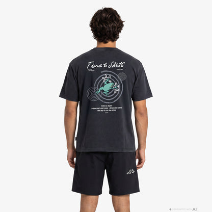 Anta Anta Skate Erkek Siyah T-shirt