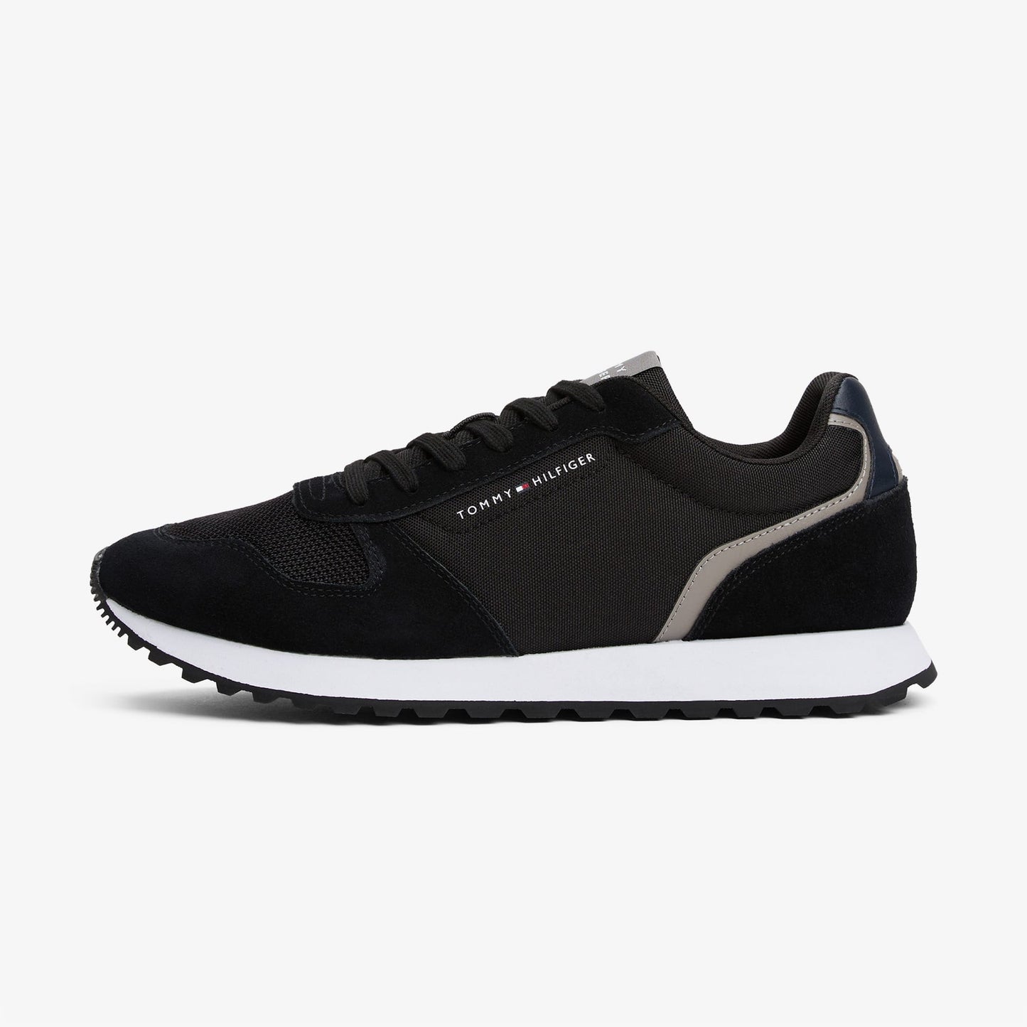 Tommy Hilfiger Suede Erkek Siyah Spor Ayakkabı