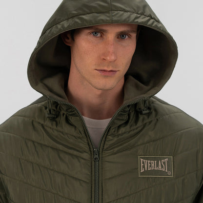 Everlast Boxing Club 2.0 Full Zip Erkek Haki Sweatshirt