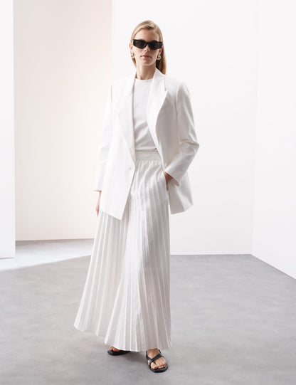 Linen Pleat Pantolon