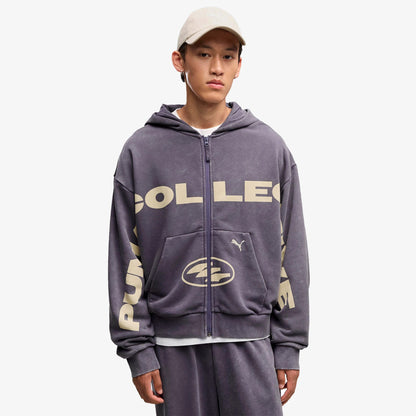 Puma Spc Boxy Full Zip Unisex Mavi Sweatshirt