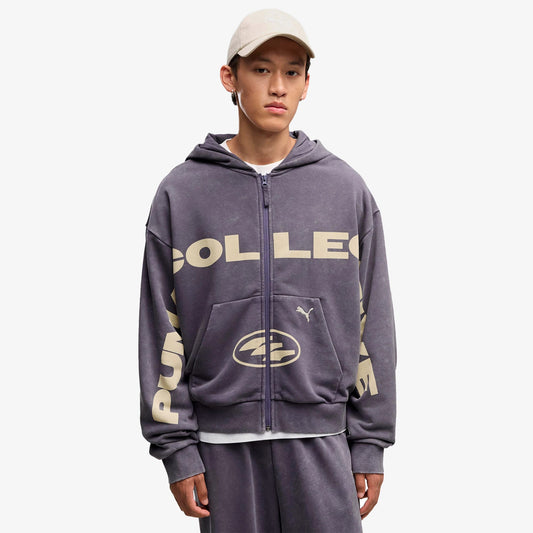 Puma Spc Boxy Full Zip Unisex Mavi Sweatshirt