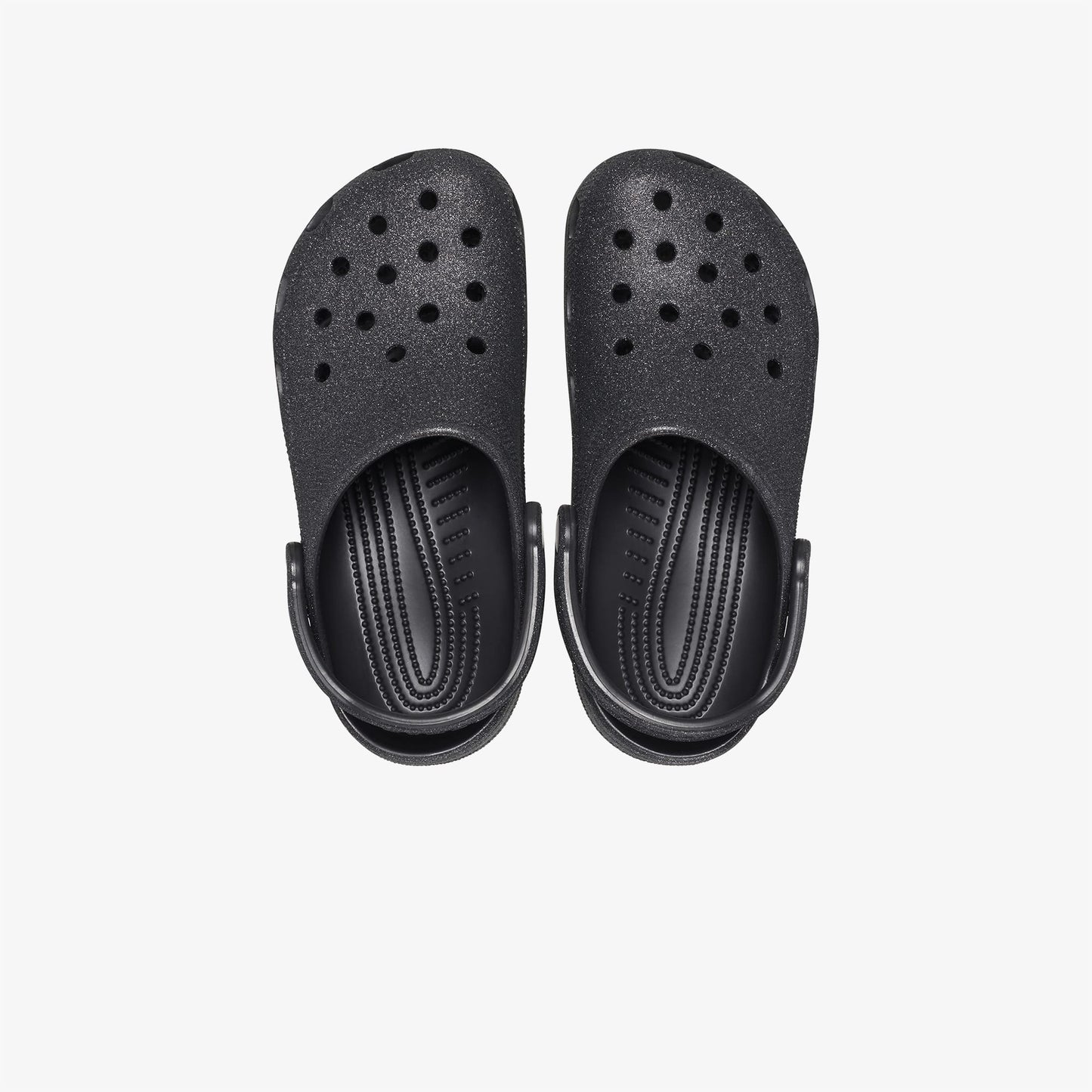Crocs Classic Glitter Clog Kadın Siyah Terlik