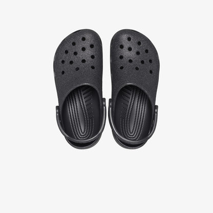 Crocs Classic Glitter Clog Kadın Siyah Terlik