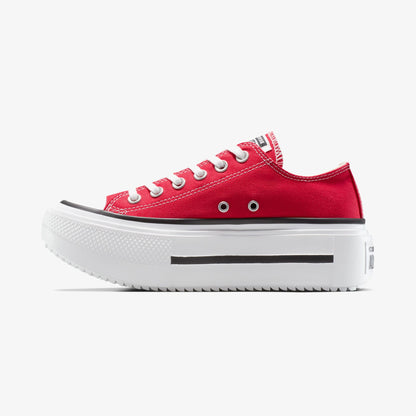 Converse Chuck Taylor All Star Lift Double Stack Kadın Kırmızı Sneaker