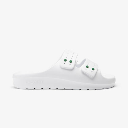 Lacoste Serve Strap Kadın Beyaz Terlik