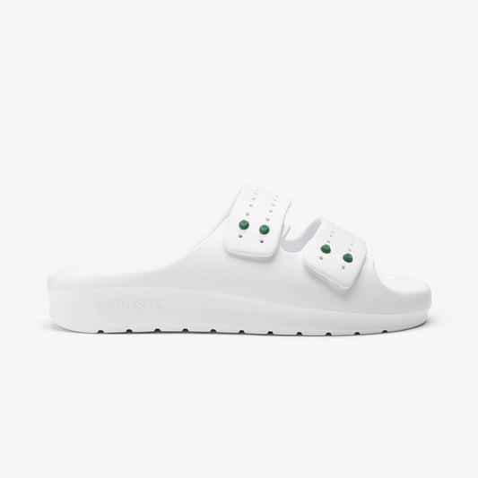 Lacoste Serve Strap Kadın Beyaz Terlik