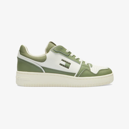 Tommy Jeans Retro Basket Erkek Yeşil Spor Ayakkabı