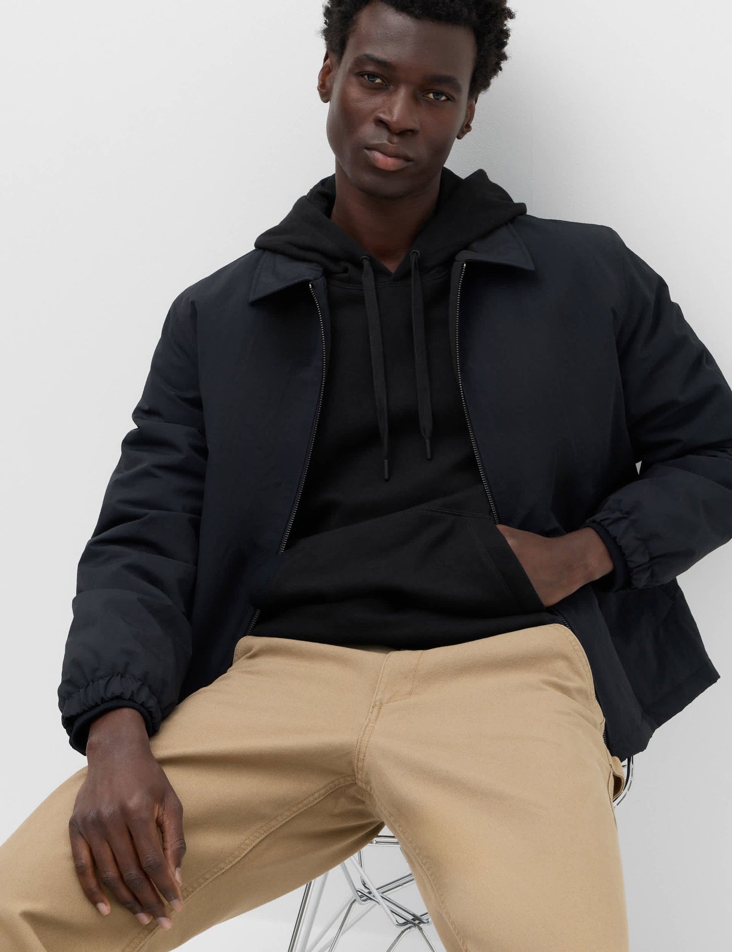 Basic Kapüşonlu Sweatshirt