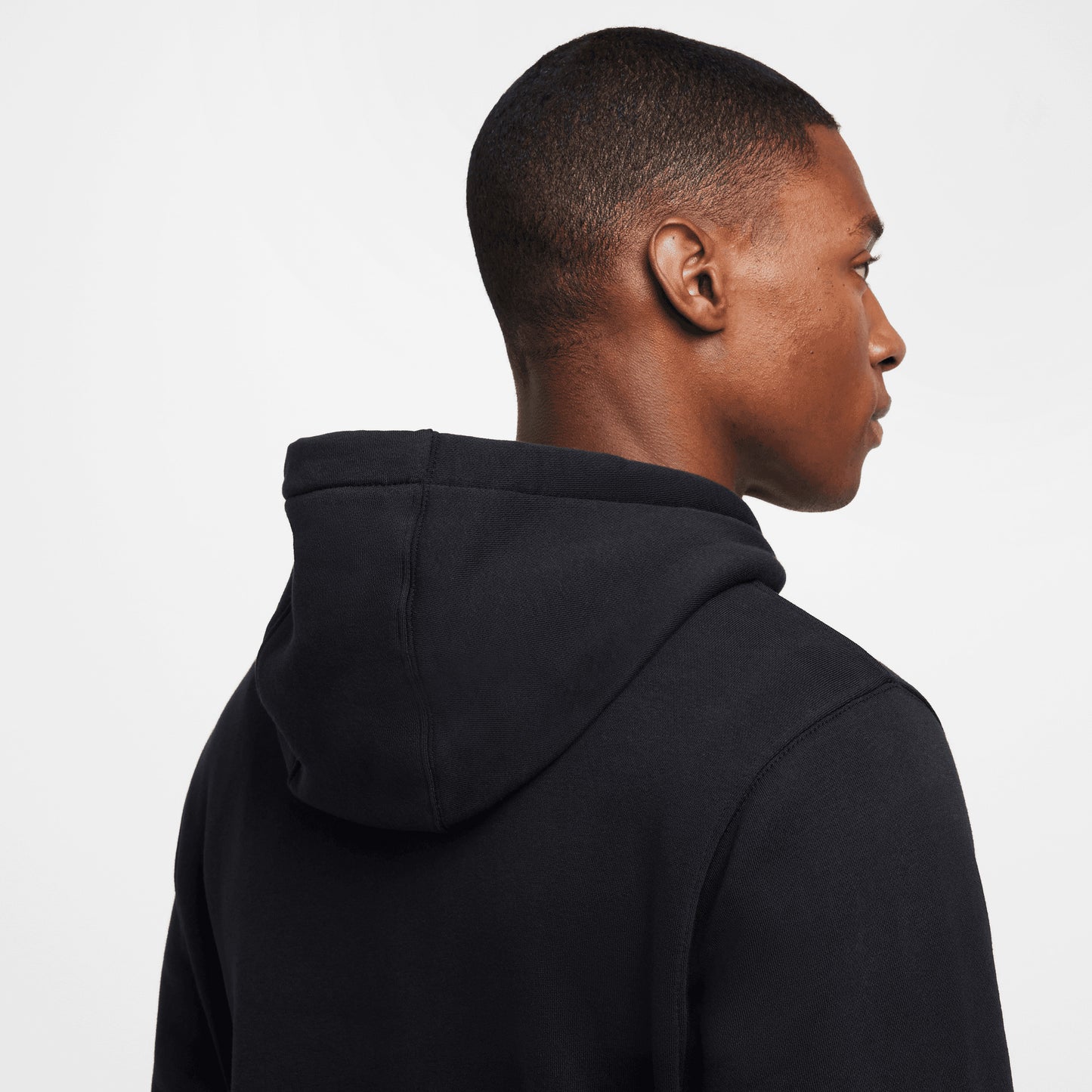 Nike Script Lbr Overhead Erkek Siyah Hoodie