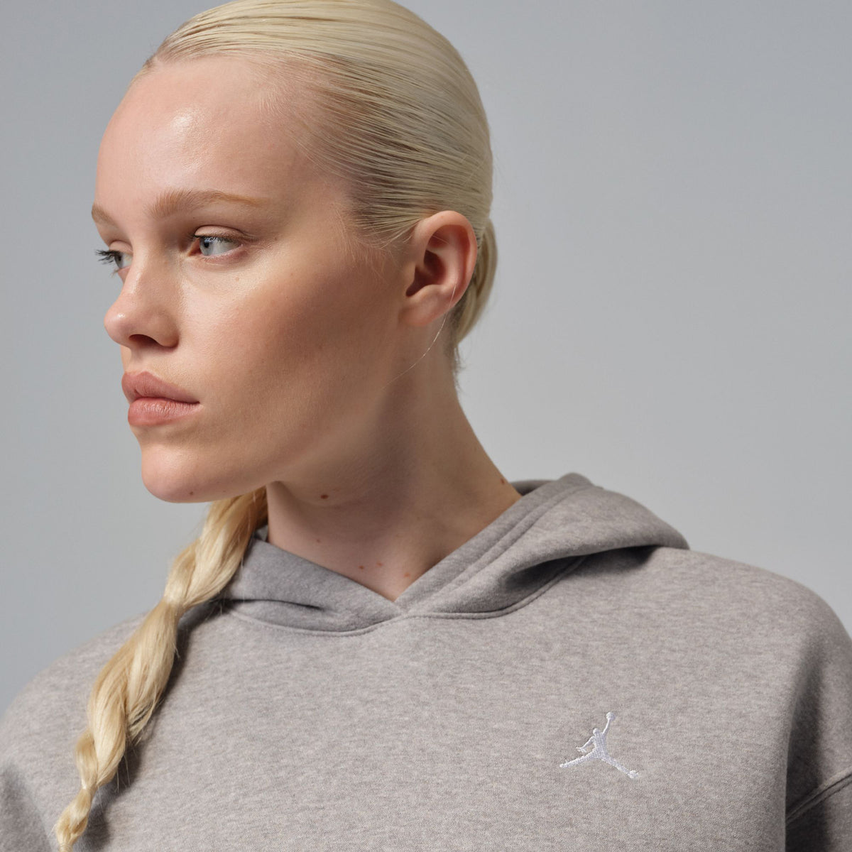 Jordan Brooklyn Kadın Gri Sweatshirt