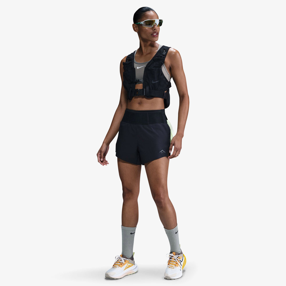 Nike Trail Kadın Siyah Koşu Şortu