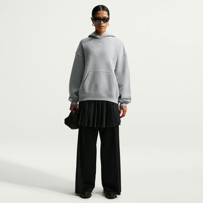 Nike Studio Fleece Kadın Gri Sweatshirt
