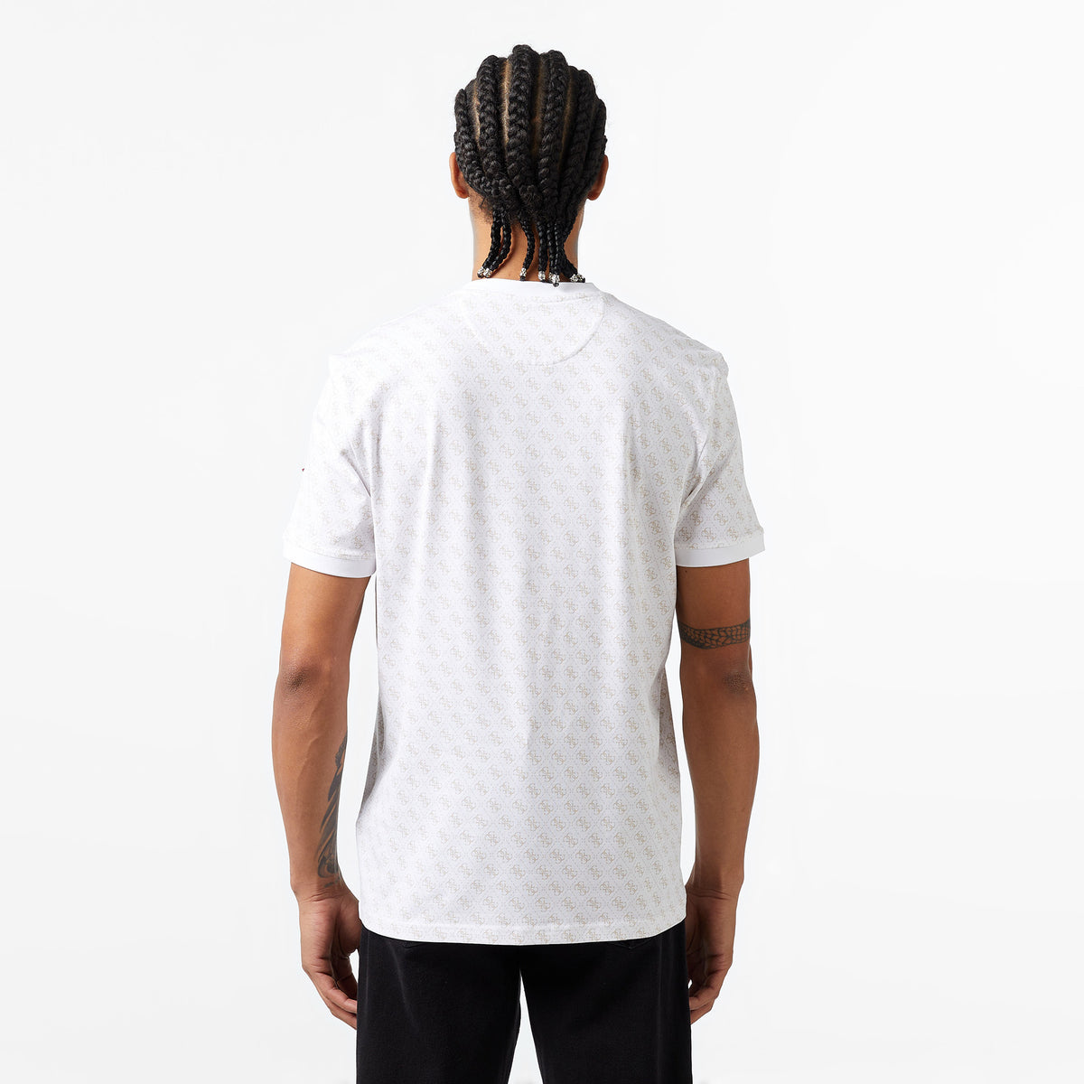 Guess Jamey Erkek Beyaz T-shirt