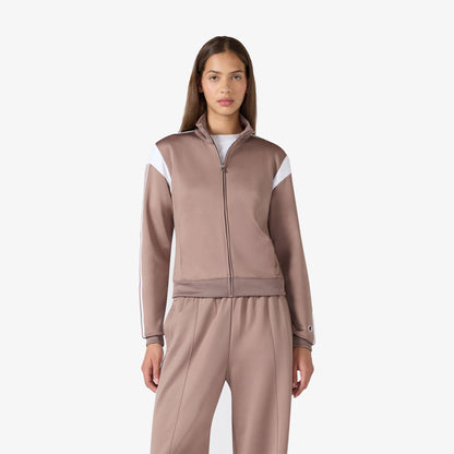 Champion Full Zip Kadın Mor Sweatshirt