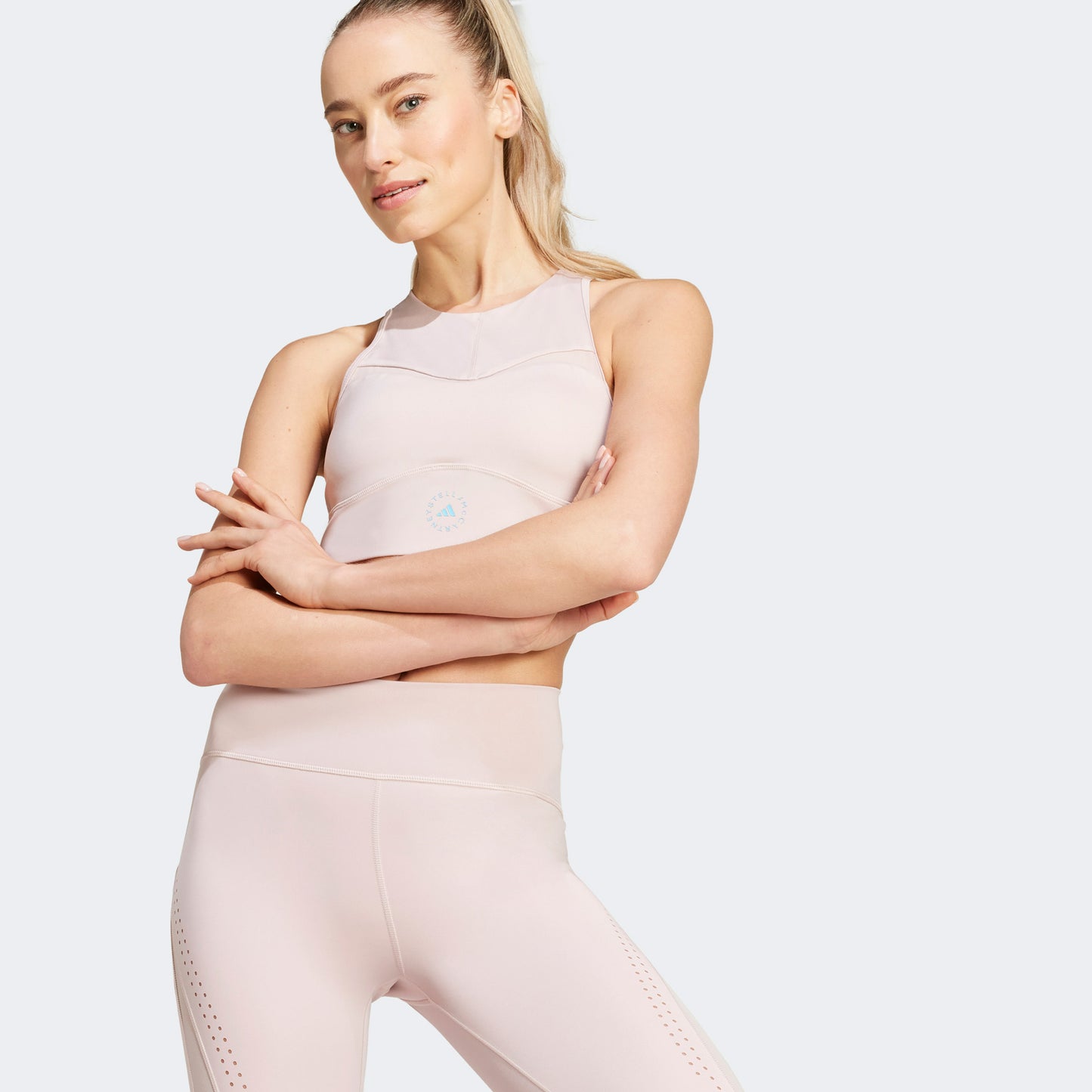 Adidas X By Stella Mccartney Asmc Tpr Kadın Pembe Crop