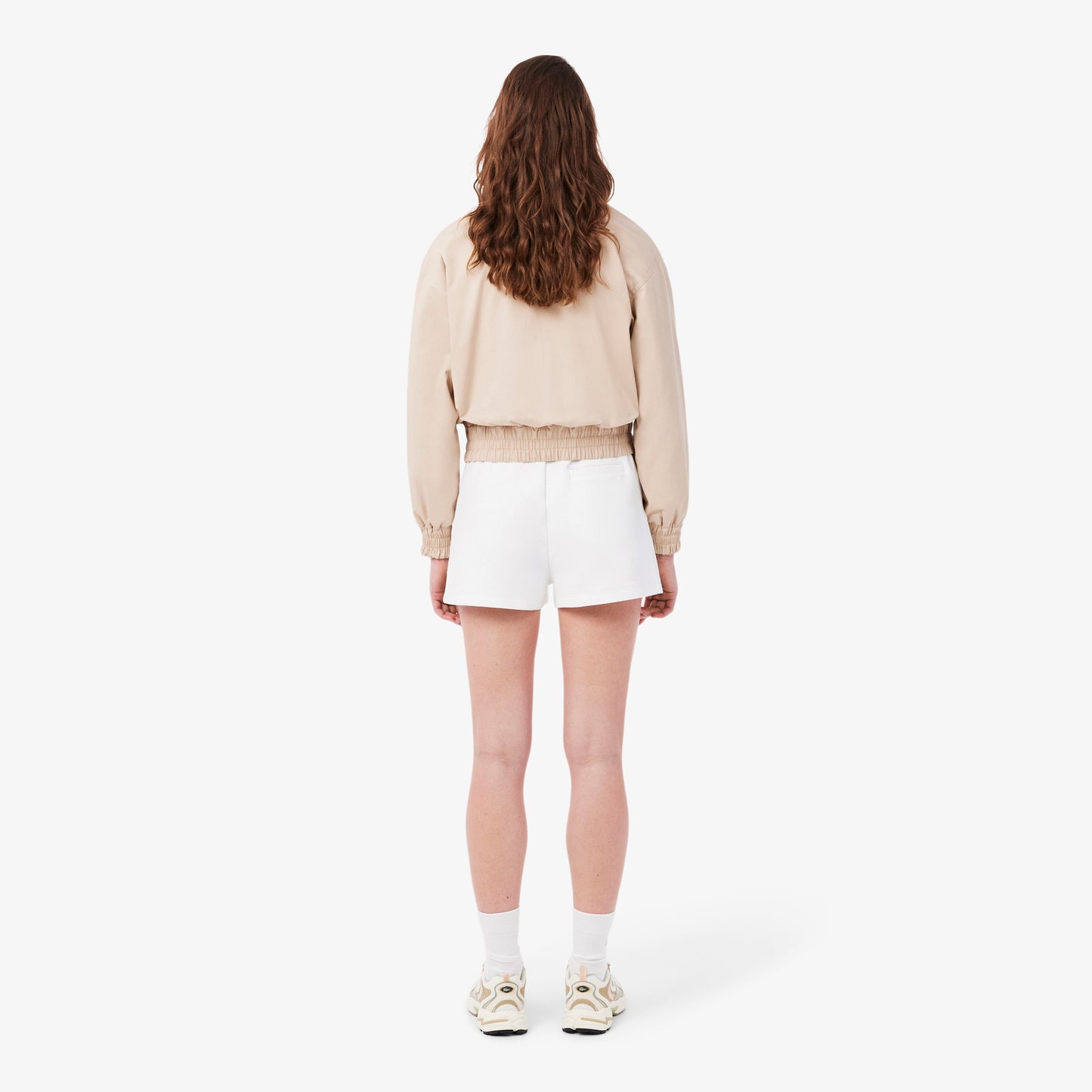 Lacoste Relaxed Fit Kadın Beyaz Şort