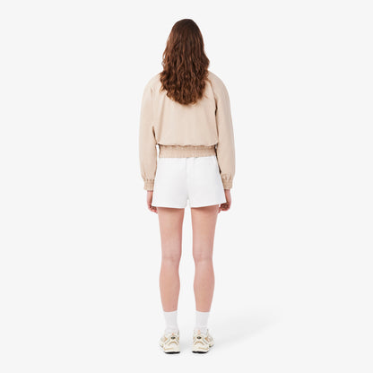 Lacoste Relaxed Fit Kadın Beyaz Şort