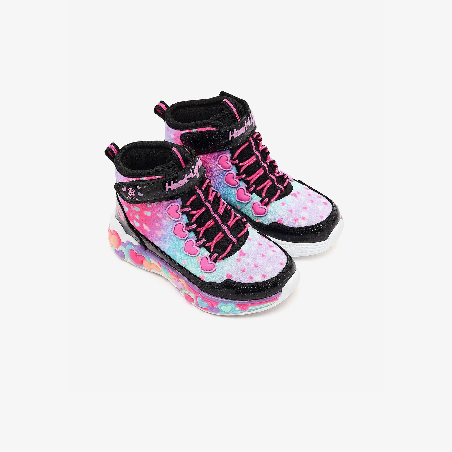 Skechers Eternal Heart Lights Çocuk Siyah Spor Ayakkabı