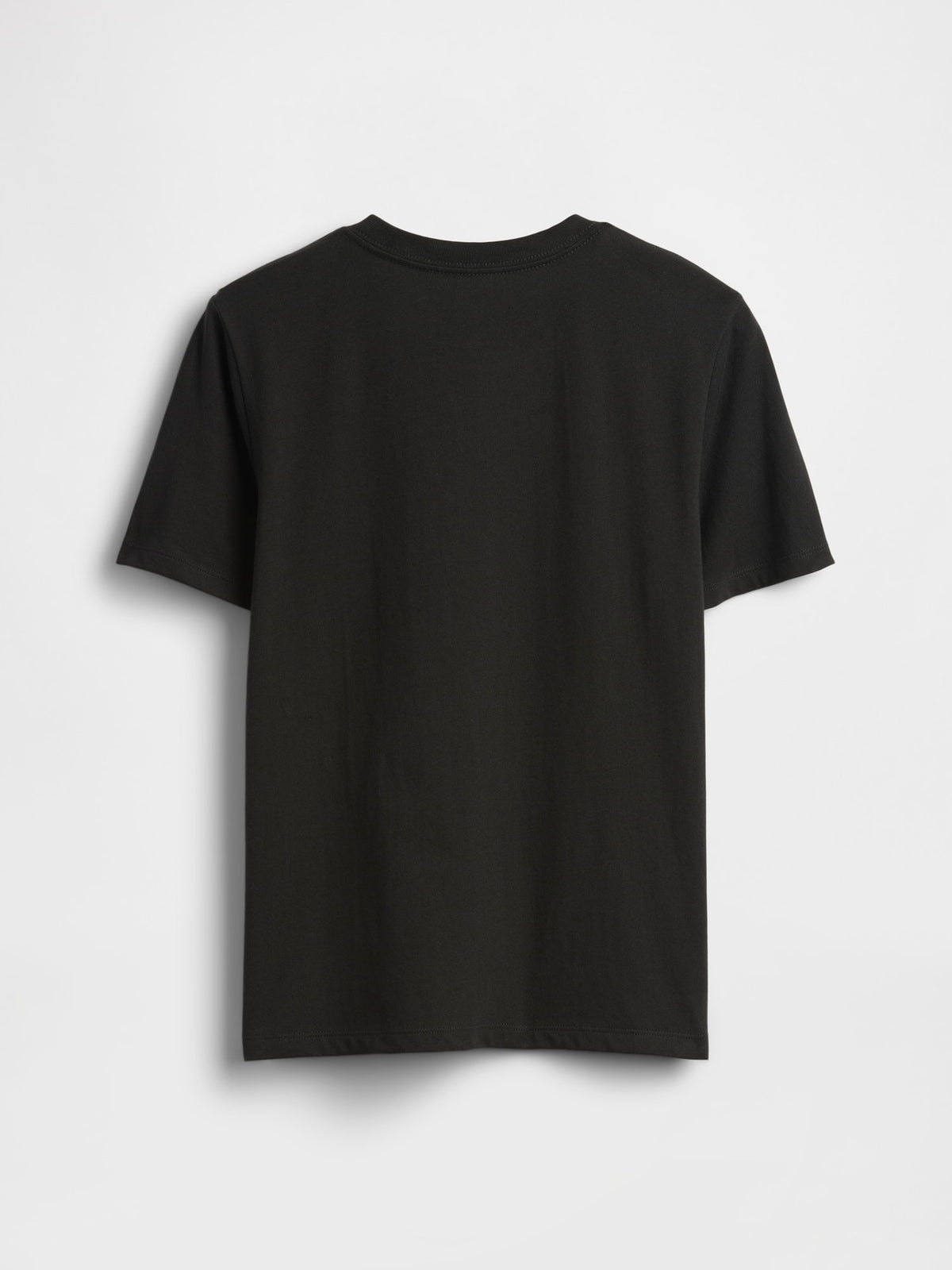 Siyah Grafik Baskılı T-shirt