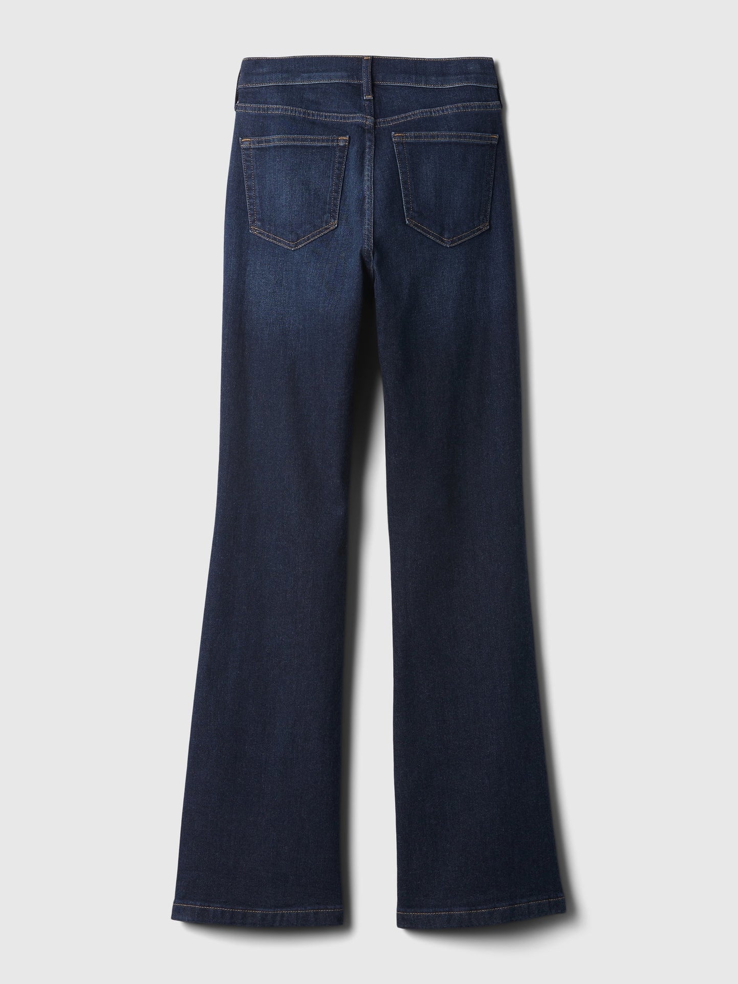 Koyu Mavi High Rise '70s Flare Jean Pantolon