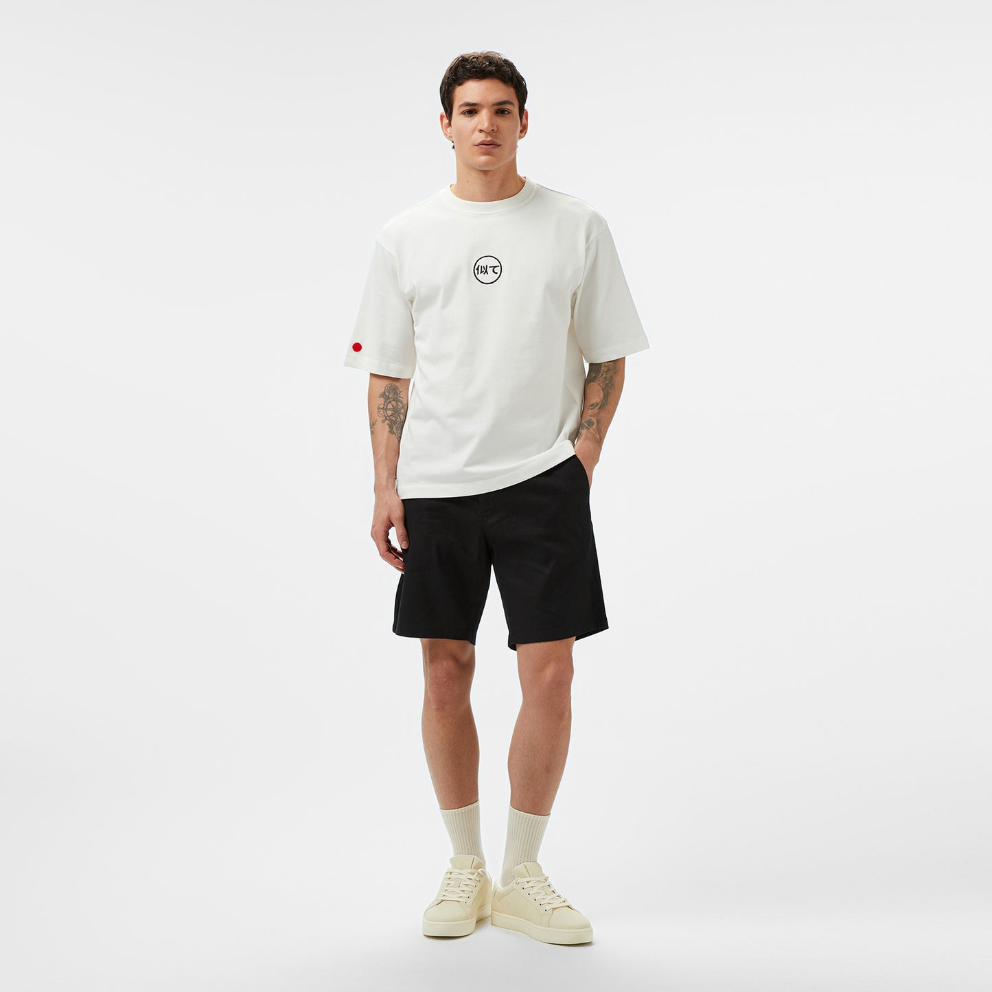United4 Erkek Beyaz T-shirt