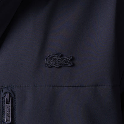Lacoste Erkek Relaxed Fit Kapüşonlu Lacivert Mont